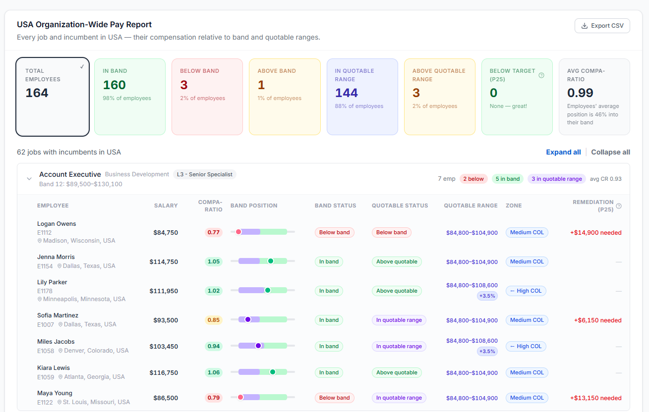 Pay Structures & Salary Bands